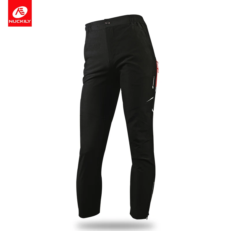 

Nuckily Bicycle tights Men's Leisure Cycling Sportswear Bike Windproof Waterproof No Pad long Pants