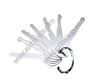 7pcs Motorcycle Car Safe Locks Double Key Sided Lock Pick Set Locksmith Tools Try Out Keys