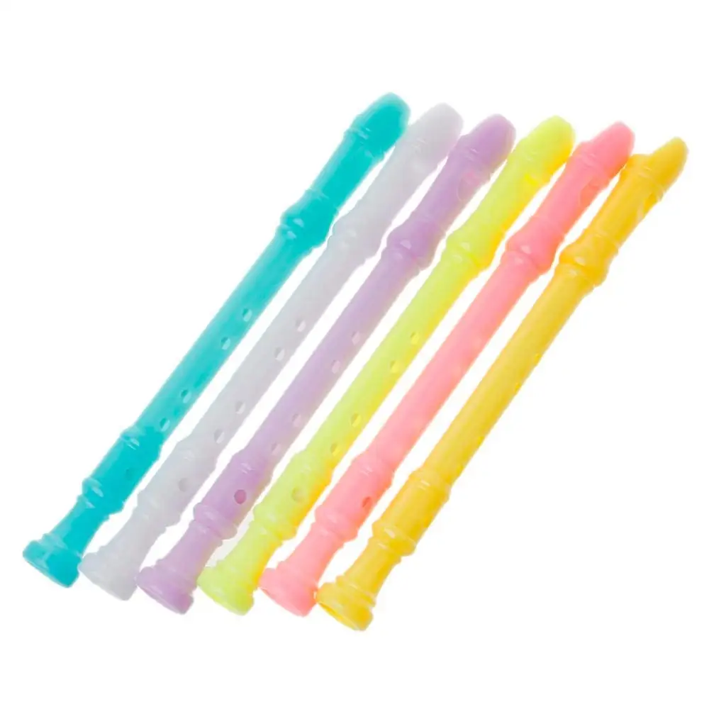 AZSNOW Creative Flute Plastic Gel Cute Kawaii Candy Color Pen for Kids Office School June 29