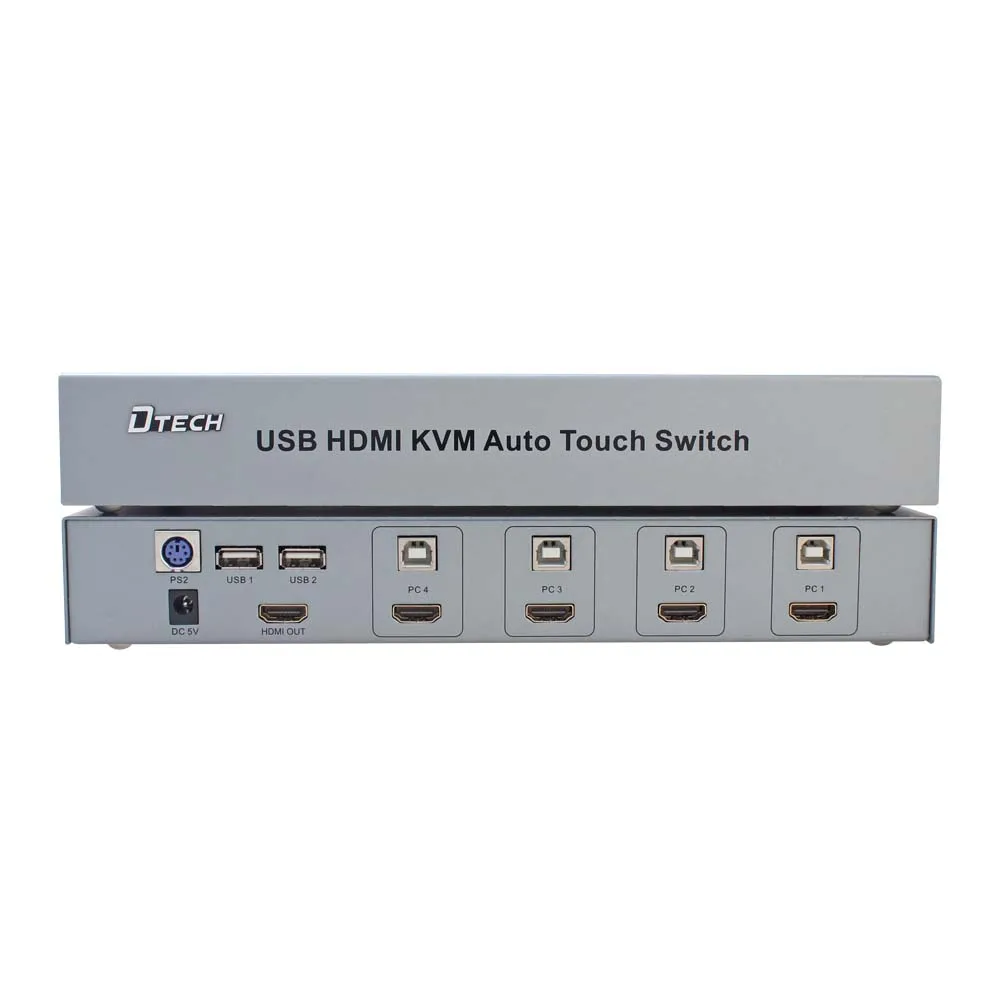 

Guangzhou China Manufacturer USB/KVM Switch With 4 Port Usb Hdmi Keyboard And Mouse, Silver