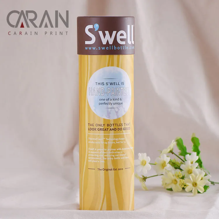 
Rigid cardboard color printing chapstick packaging paper mailing tube 