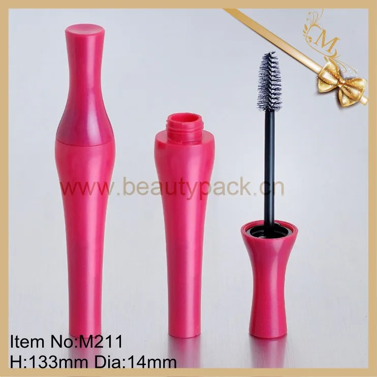 Oem Empty Pink Plastic Mascara Container With Brush Buy Mascara