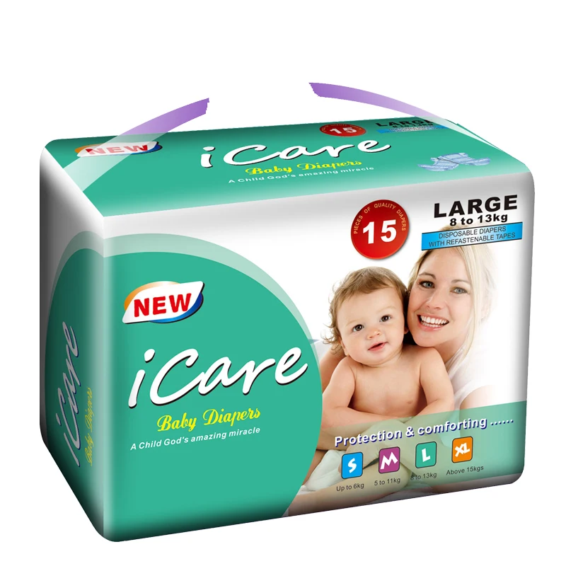 

BD1001 AAA Quality Attractive Price Disposable European Baby Diaper Manufacturer from China