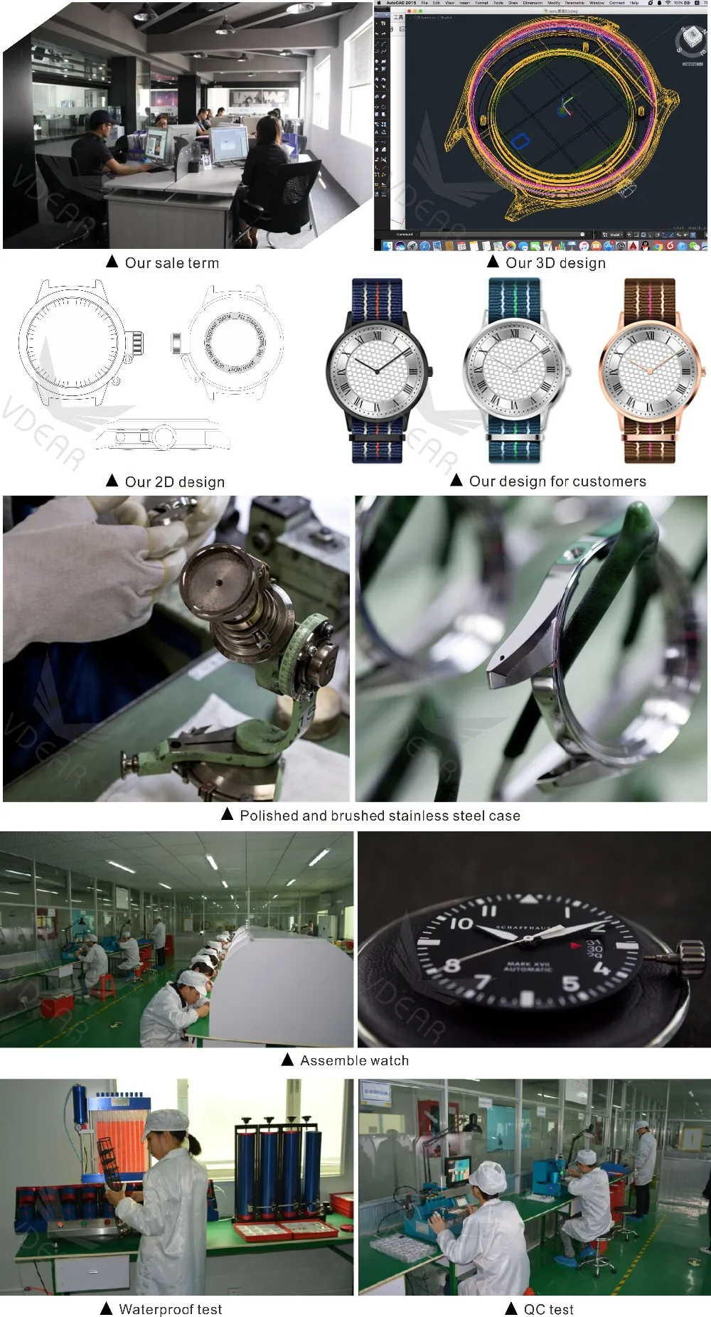 Japan miyota GL20 watches fashion quartz bulk watches custom logo minimalist business watch