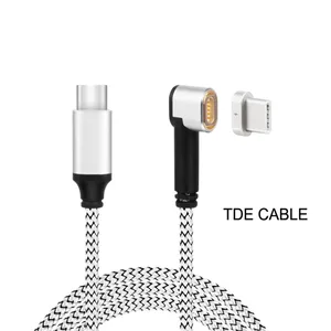 Nylon Braided USB C to USB C 87W Fast Charging Magnetic Cable