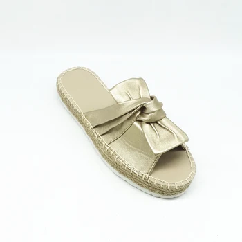 gold walking sandals