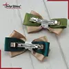 Low price personalized ladies hair accessories hair clips cute make grosgrain ribbon hair bow