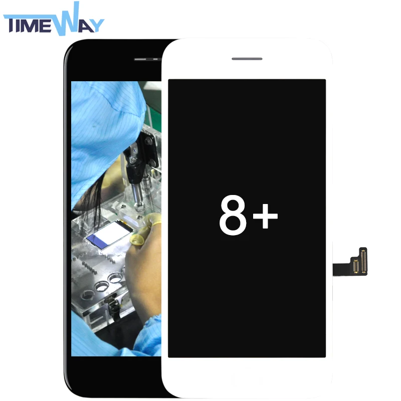 

Hot Sale for iphone 6 plus Lcd for iphone 8 plus Lcd Touch Screen With Digitizer, Black and white