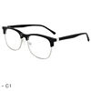 2019 china hot sale italy designers ladies large two color optical eye glasses frames