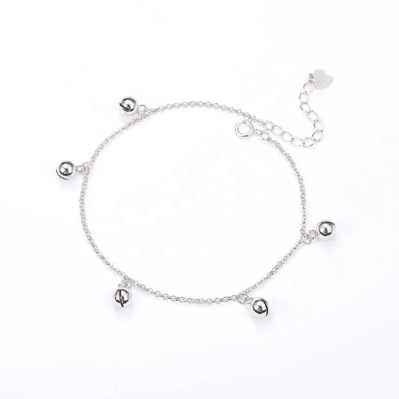

925 sterling silver chain jewelry beaded bracelets for women