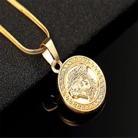 

2018 Hot New Products Hip Hop Pendant Coin Necklace Dubai New Gold Chain Design For Men