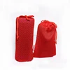 Low MOQ fashion design sports pp draw string mesh bag
