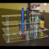 acrylic vape display stand organizing vape mods atomizers tools fluids and batteries shelf