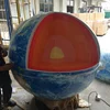 Large Acrylic Plastic World Globe Display Stand, Large Acrylic Globe Display Holder, Acrylic Globe
