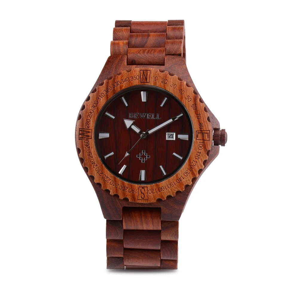 

High quality Sandalwood Wooden Watch with your logo