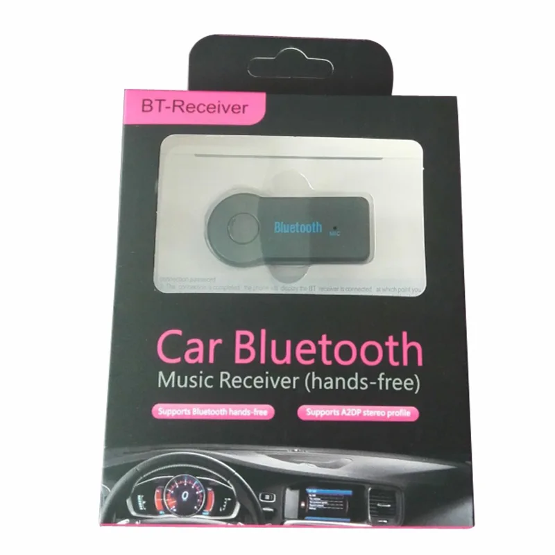 Handsfree Car Kits Mini Bluetooth Portable Wireless Music Car Aux