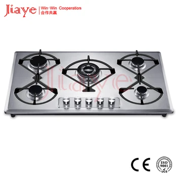 Iran New Model Italy Design 5 Burner Gas Stove High End Finish