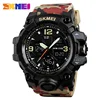 Hot Selling Fashion Waterproof Sport Analogue Week Chrono Timer Alarm Black Japan Battery Skmei 1155B Digital Men Wristwatch