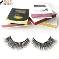 

wholesale eyelashes 3d faux mink lashes private label custom package box