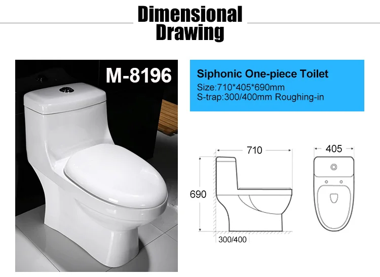 Siphonic bathroom ceramic western style toilet with factory cheap price