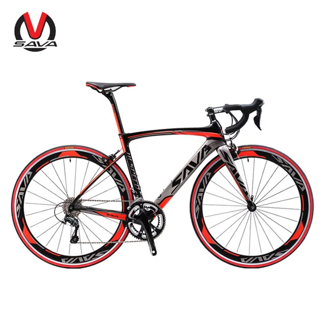 

Light Weight Carbon Fibre Mens Racing Bike 700C 25C Double V Brake Road Bike