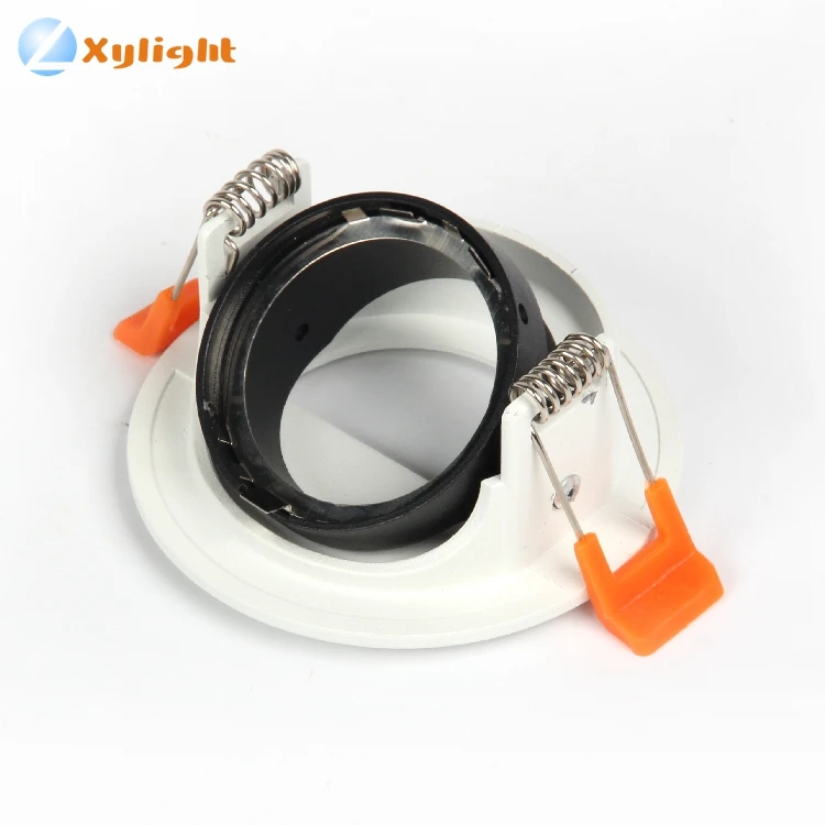 
Ceiling light lamp housing mr16 gu10 aluminum led cob smd round downlight lamp shell 