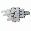 beautiful white cream marble arabic patterns mosaic