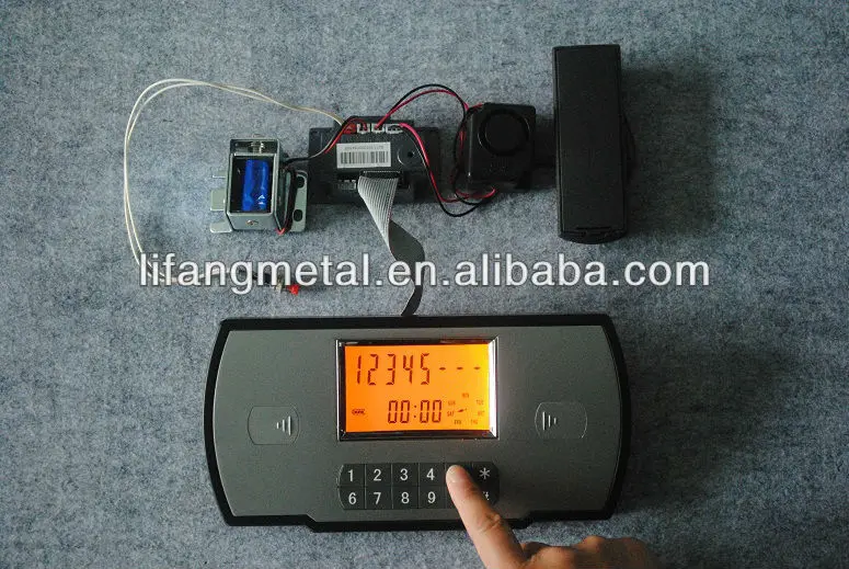 Key Holder Electronic Safe Lock With Lcd Hotel Lock System