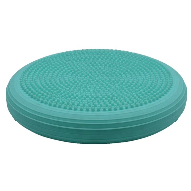 

Inflated Stability Wobble Cushion , Extra Thick Core Balance Disc Mat , KIDS Wiggle Seat Sensory Cushion Yoga Pad Fitness Disc, Color