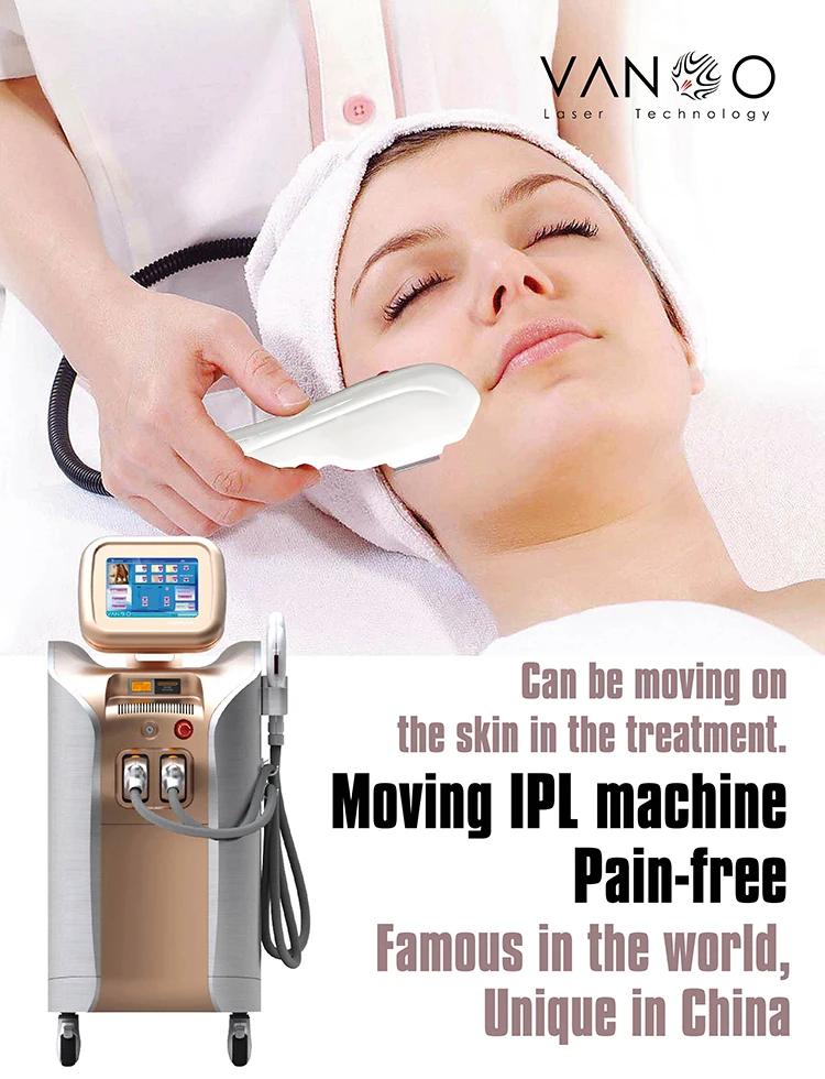 Hot multi functional 5 in 1 SHR IPL hair removal machine big spot size 15*60mm