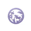 Eco-friendly 100% polyester laser cut Easter bunny felt coaster for Easter/spring decoration