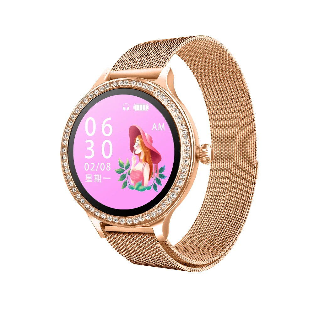 Heart Rate Blood Pressure Monitor Women Smart Watch Fitness Tracker Smart Wrist Watch For Women