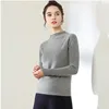 IMF Cashmere Knitted Sweater English Rib Women Luxury Pullover