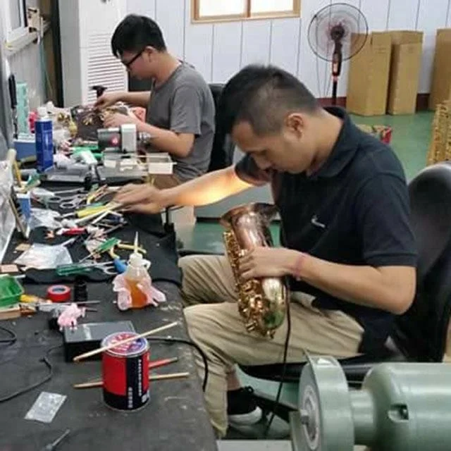 
Accept OEM Dasheng Music DSSS-711 Chinese Cheap Wind Instrument Soprano Saxophone 