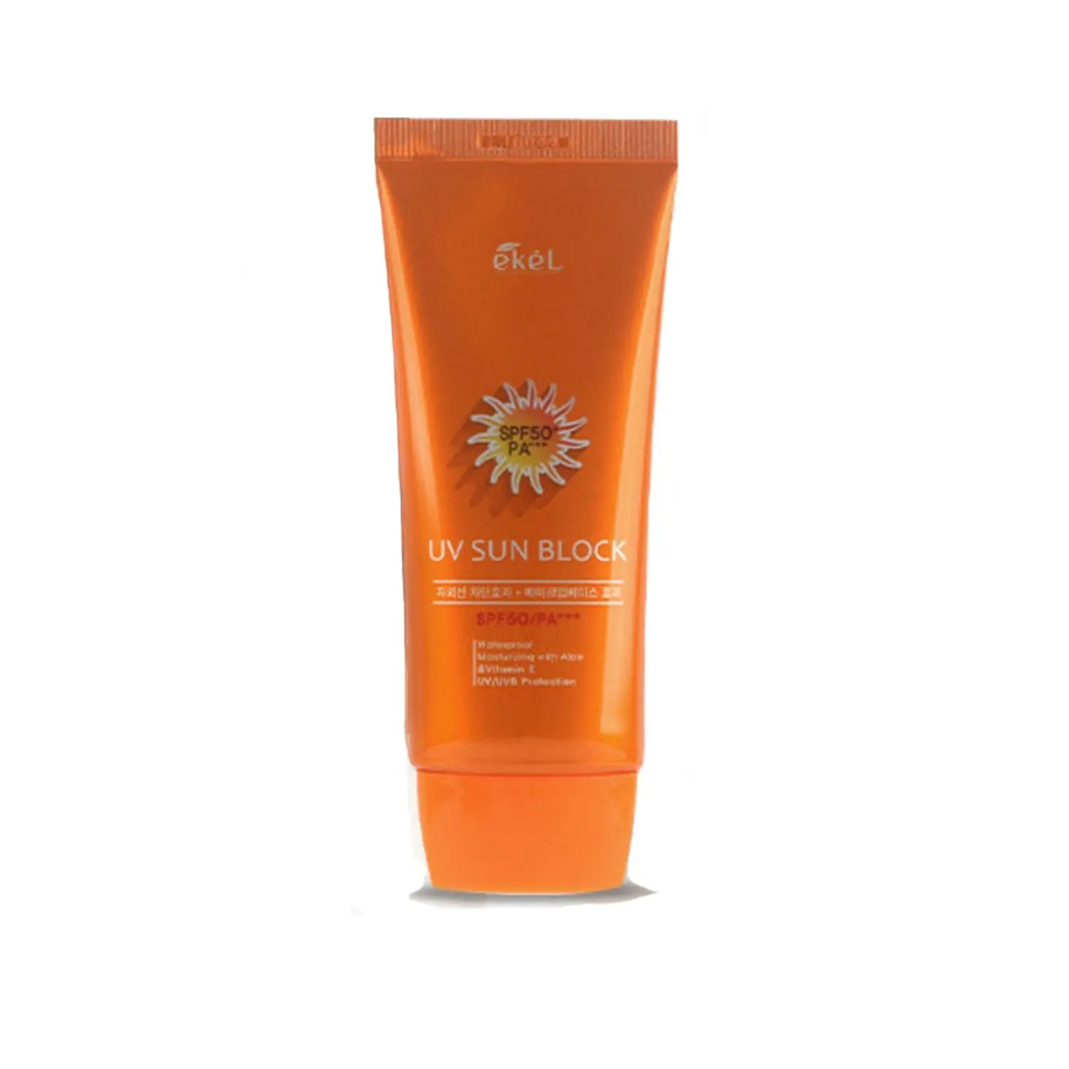 Uv sun block. Sun Block SPF 50 корейский. SPF 50 солнцезащитный крем корейский Ekel. Крем солнцезащитный Корея СПФ + pa. Крем СПФ 50 Корея.