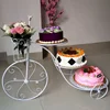 Iangel new creative wrought cake stand three-layer gold wedding bicycle cake stands set