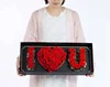 Romantic Valentine's Day rose flower box wholesale I love you shape