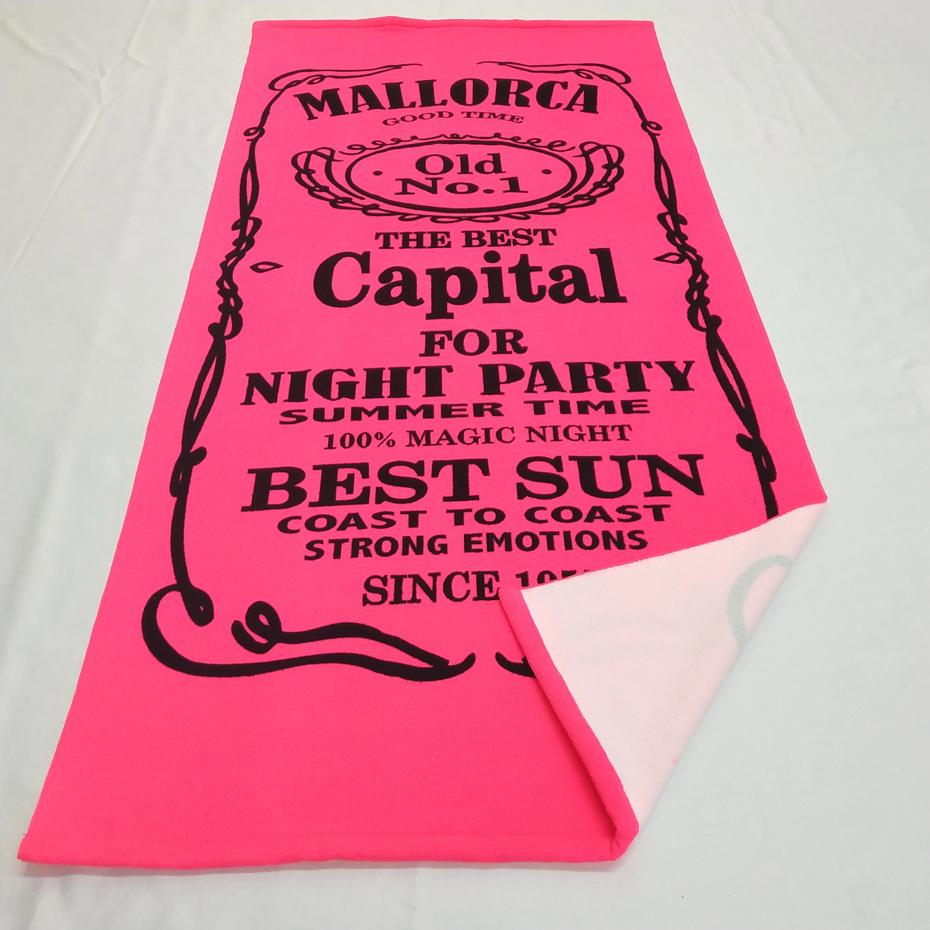 
Microfiber Custom Logo Printed Flamingo Beach Towel And Pool Towels 