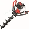 4 stroke 144F engine earth auger 42cc post hole digger with professional drill bits