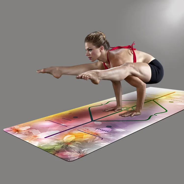 Tigerwings wholesale yoga mat material rolls custom microfiber organic printed yoga mat