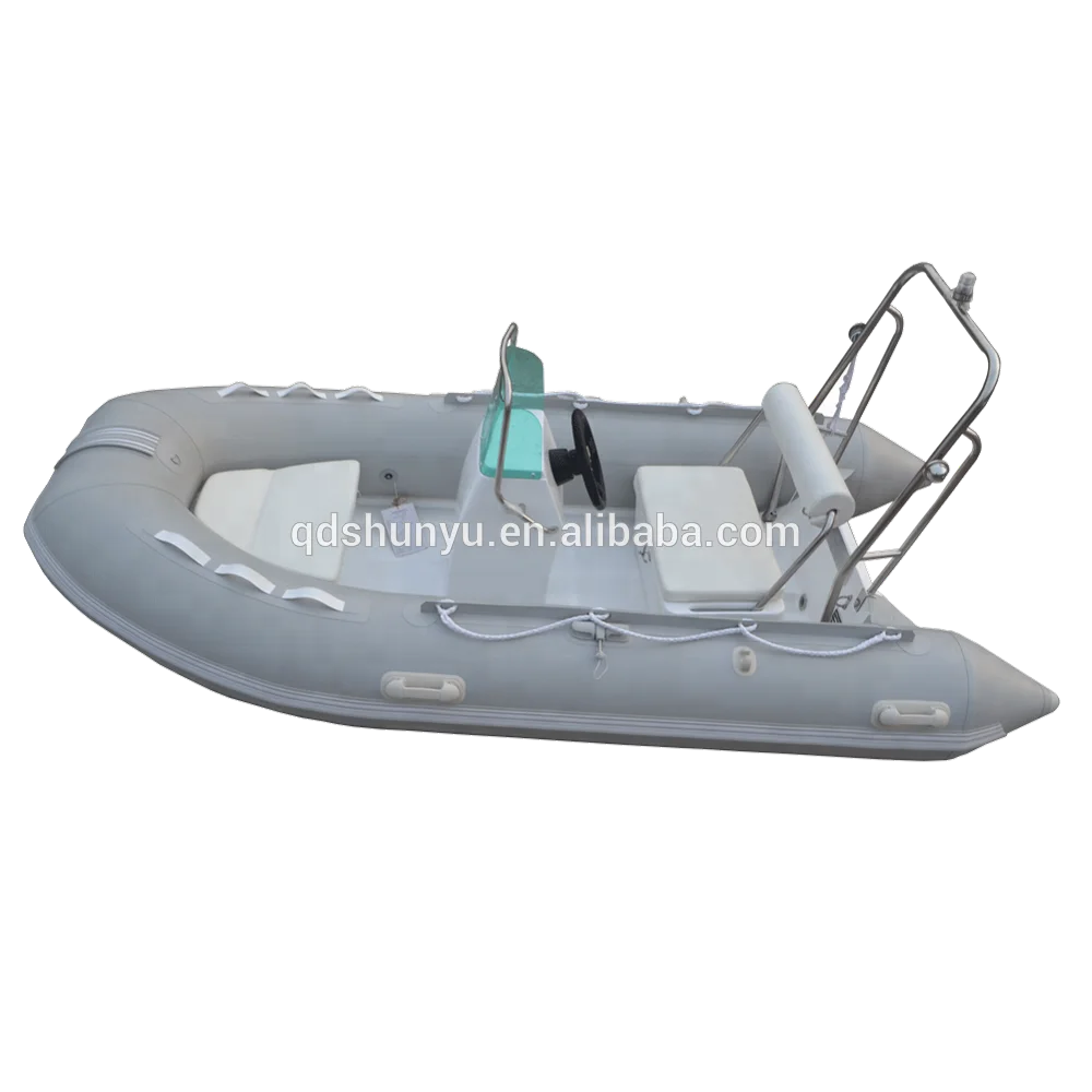 
2019Year New Model 12ft 4persons hypalon or pvc Fiberglass Hull fishing boat with 20hp outboard engine 