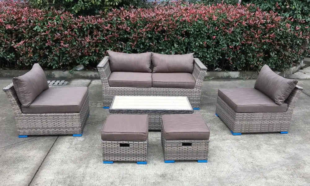 
2019 new design outdoor rattan furniture garden sofa patio furniture 
