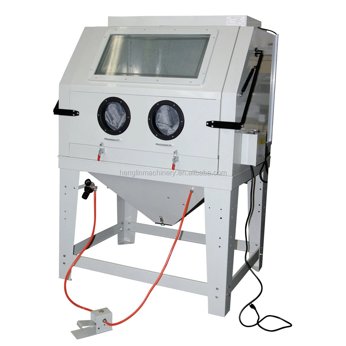 Wholesale US 400 lbs Abrasive Dry Sandblaster Cabinet, Sand Blasting Chamber