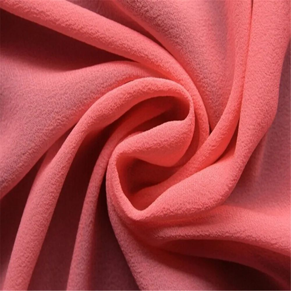 good quanlity comfortable 110gsm 100% polyester chiffon fabric