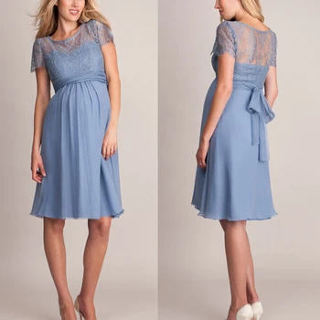 Short Dress Pregnant Woman