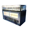 cake glass showcase cabinet refrigerated chocolate display case