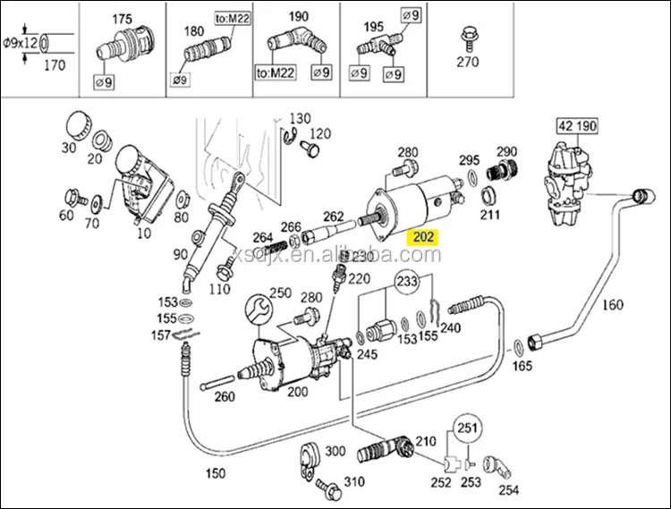 Spare Parts For Mercedes Actros 1846 Clutch Booster - Buy ...