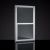 American style white color Vinyl /PVC single hung window