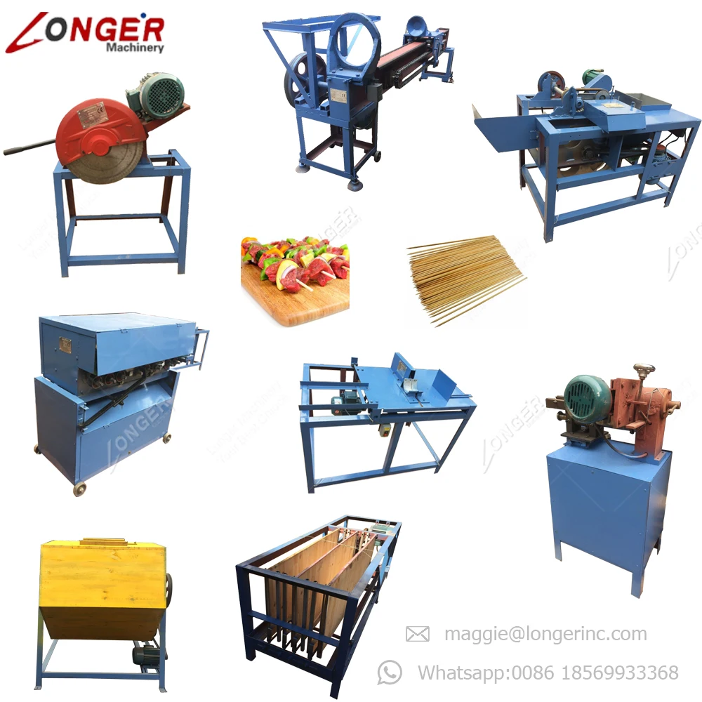 Best Price Wooden Skewer Barbecue Sticks Making Bbq Stick Machine