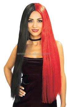 long black wig fancy dress